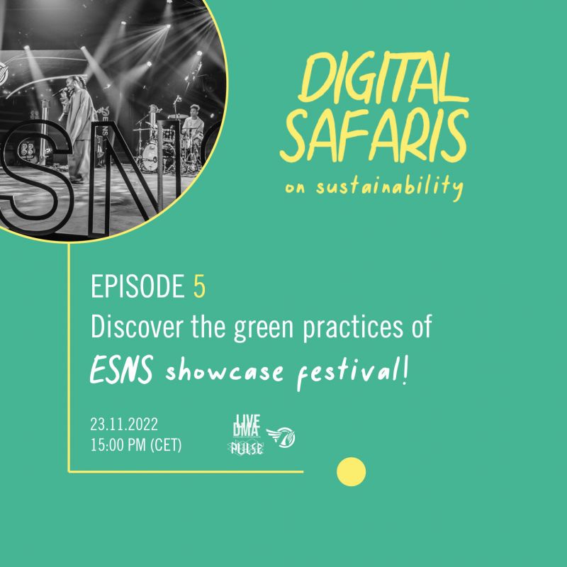 Digitale safari over duurzaamheidsbeleid ESNS op woensdag 23 november