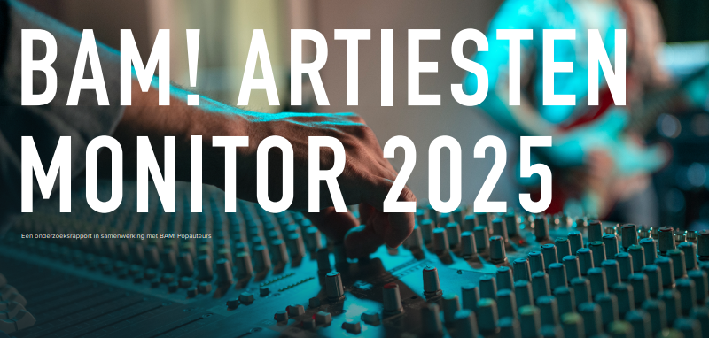 BAM! Popauteurs: bijna helft van de popmuzikanten verdient minder dan €5.000 per jaar uit muziek