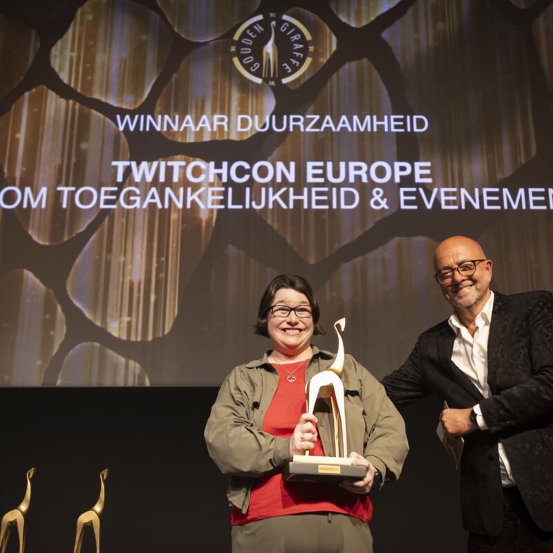 Marianne Dijkshoorn wint Gouden Giraffe voor baanbrekende toegankelijkheid op TwitchCon