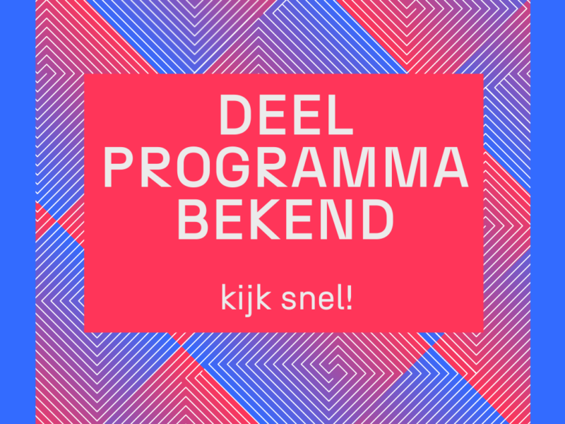Eerste deel programma CPFE2026 bekend