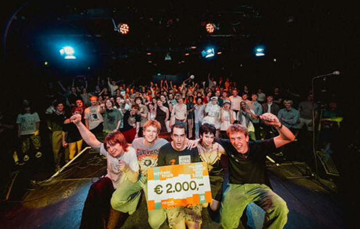 De band [le:ks] winnaar landelijke finale Muziek Schept een Band