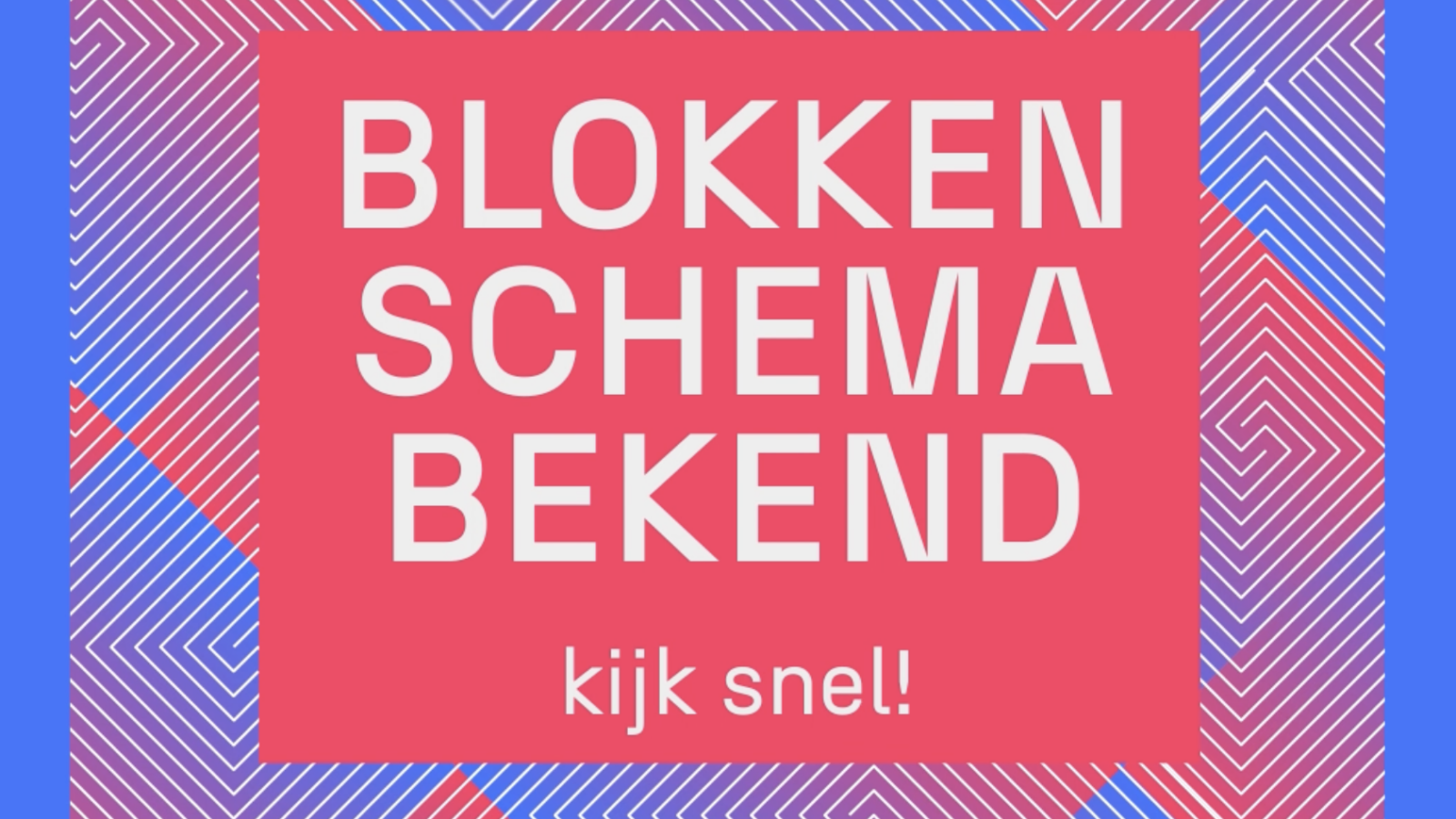 CPFE 2026 programma compleet en blokkenschema bekend